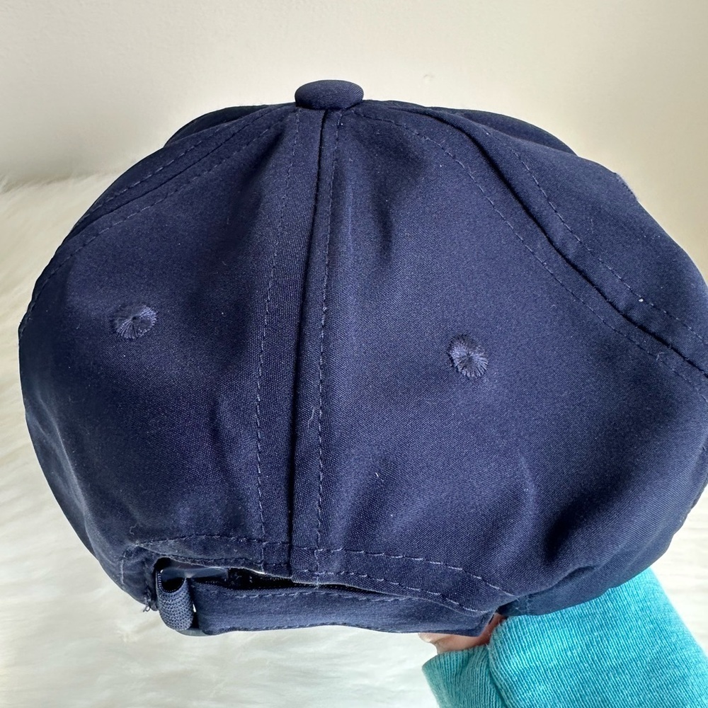 NEW UNISEX Navy Blue and Gold Notre Dame Embroidered Logo Baseball Cap - Picture 9 of 14